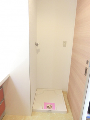 【洗面所】 | グレイス阿倍野松崎 | 洗濯機置き場