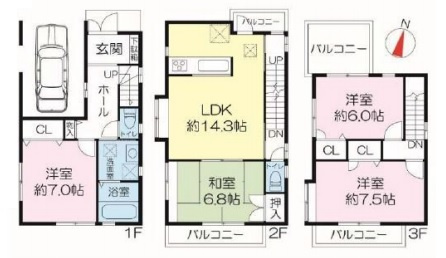 ◆豊中◆中古戸建◆原田元町1丁目の画像