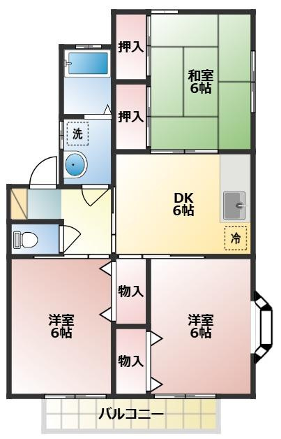 クレールの間取り
