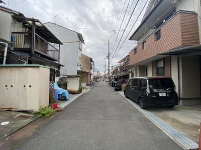 【前面道路含む現地写真】 | 宇治市槇島町南落合　中古戸建