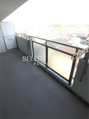 【バルコニー】 | キャッスルハイツ美合駅前 | 暖かな日差しのふりそそぐバルコニー