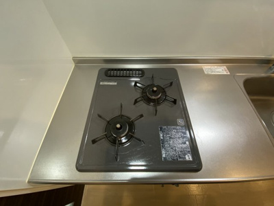 【キッチン】 | OHANA・Maison・蓮見【SHM】 | 2口ガスコンロ/グリル付きシステムキッチンです☆