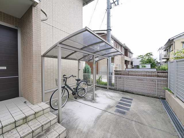 チェリッシュのその他共用部分|ゆったりとした駐輪スペース