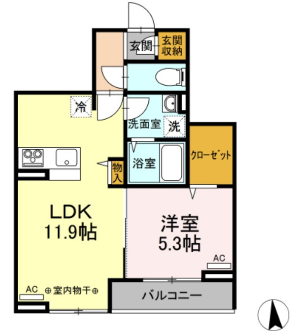 アクアモアナの間取り