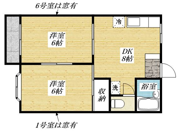 メゾン・ルピネスの間取り