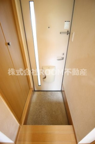 ソレイユ甲斐元　北・南棟の玄関|落ち着いた玄関です