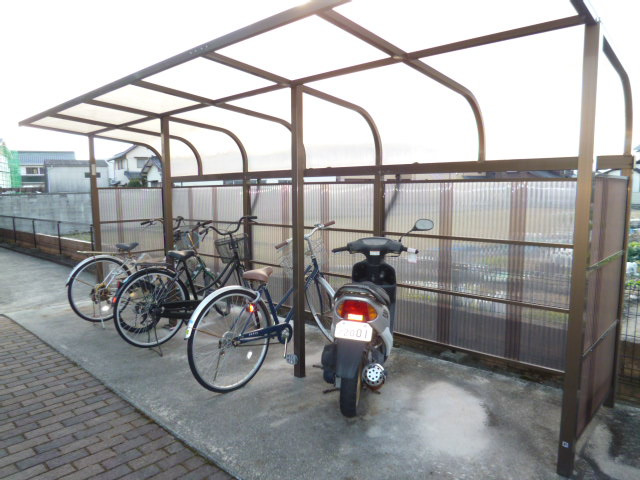倉敷市水江のアパートのその他共用部分|駐輪場