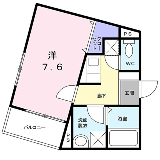 マロン　レジデンスの間取り