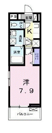 ラ　フォレスタ　ツルマキの間取り