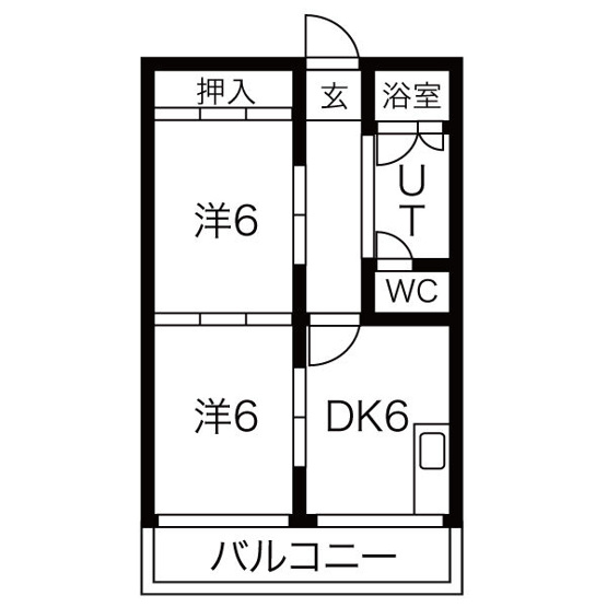 【間取り】 | コーポあさひや