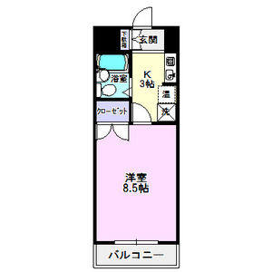 【間取り】 | ラフィーネ新宿