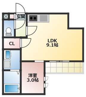 【間取り】 | GRANDTIC本笠寺 | 略図の為、現状優先