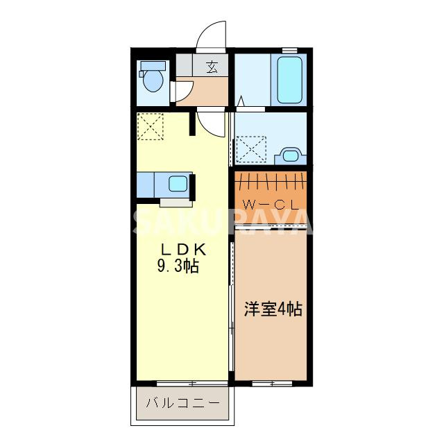 オランジェの間取り