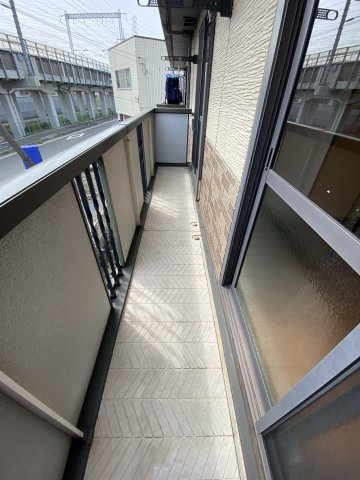 23番館のバルコニー