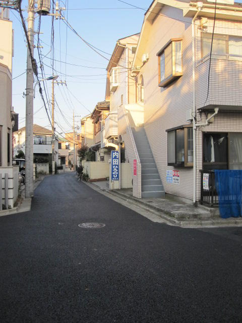 アパート前の様子