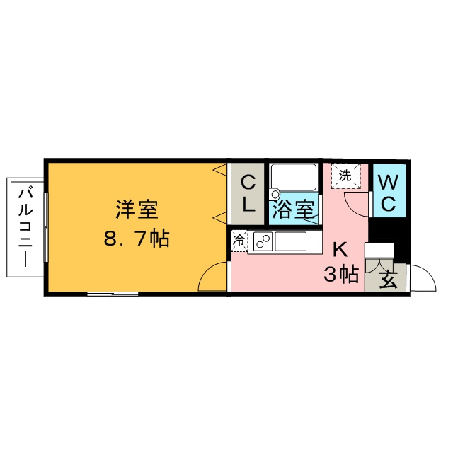 アムール松福園【キャッシュバック対象物件】の間取り