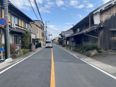 【前面道路含む現地写真】 | 京田辺市田辺沓脱　売土地