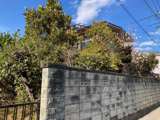 桐生市境野町２丁目売地の外観|南道路より撮影