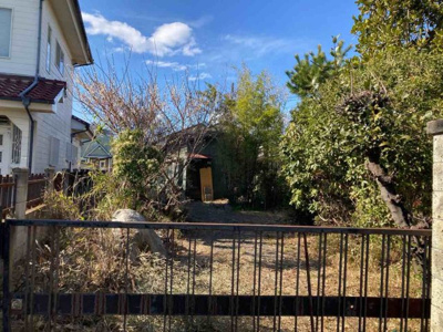 【外観】 | 桐生市境野町２丁目売地 | 西南の裏門前より撮影