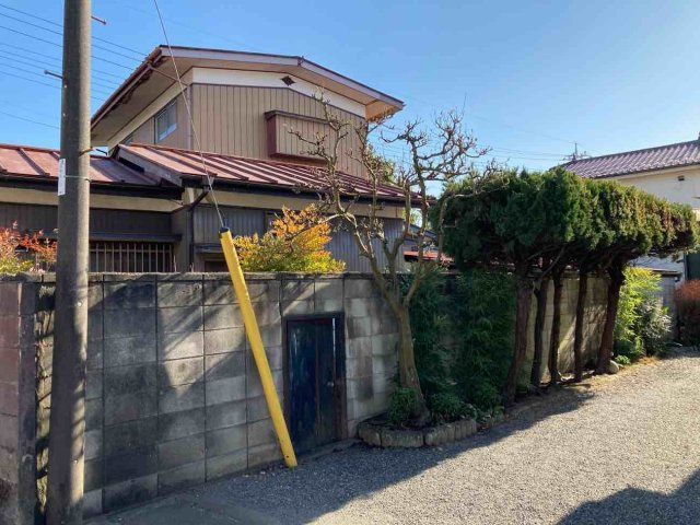 桐生市境野町２丁目売地の外観|東道路より北面撮影