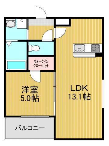 フジパレス草尾Ⅱの間取り