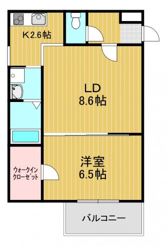 フジパレス草尾Ⅱの間取り
