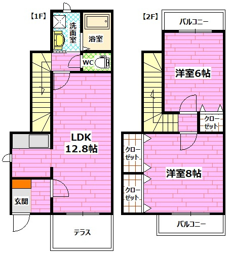 オランジェリー安芸の間取り