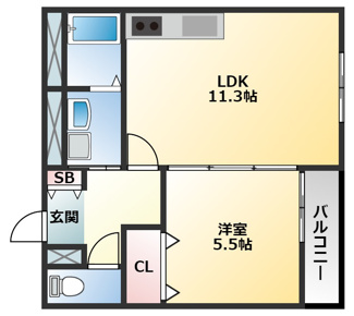 【間取り】 | クロワール別宮