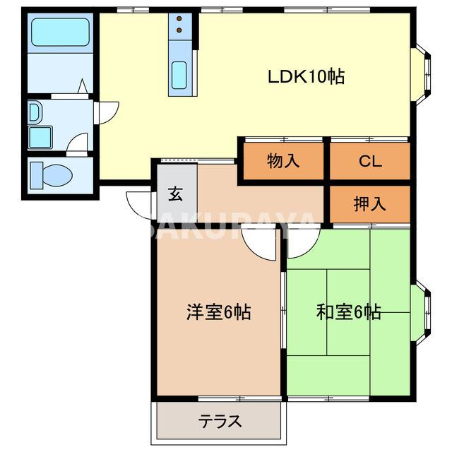 本城壱番館の間取り