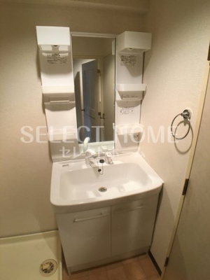 【洗面所】 | スリーエイト北町 | 脱衣スペースもあります