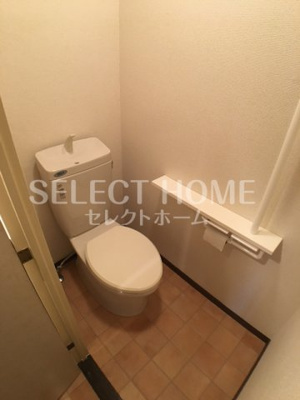 【トイレ】 | スリーエイト北町 | 落ち着いた色調のトイレです