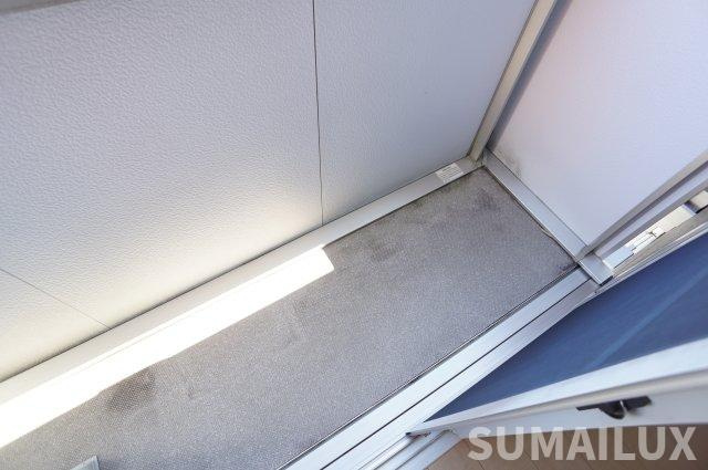 熊本市北区山室３丁目のアパートのバルコニー