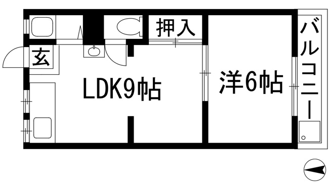 【間取り】 | 売布ハイツ
