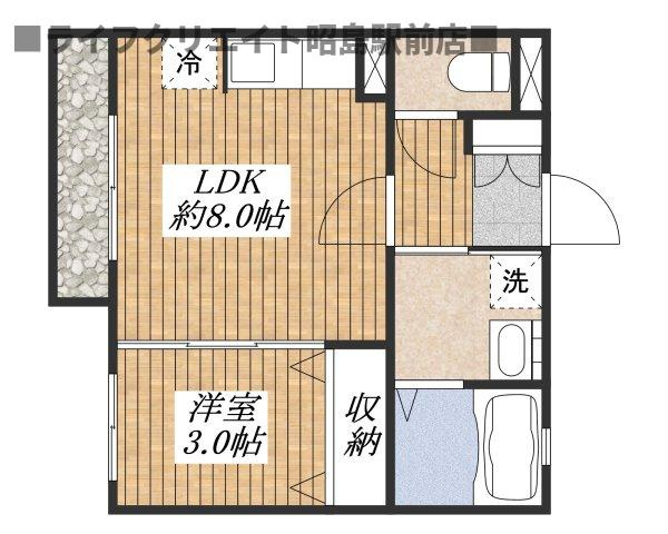 昭島市朝日町５丁目のアパート