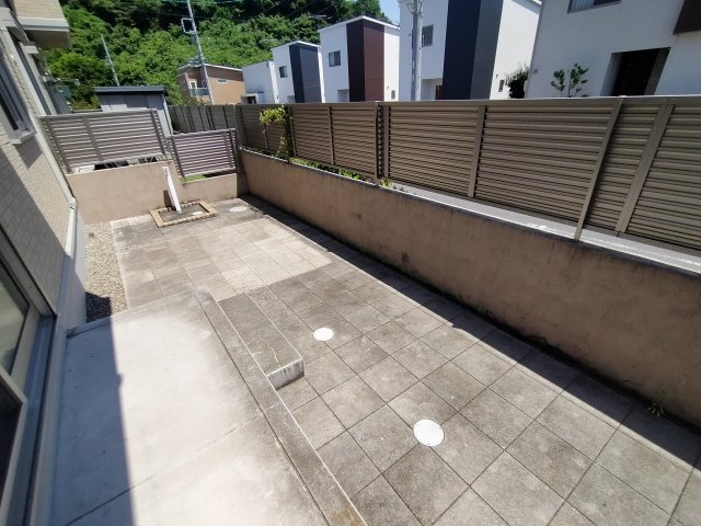 Canon houseのバルコニー