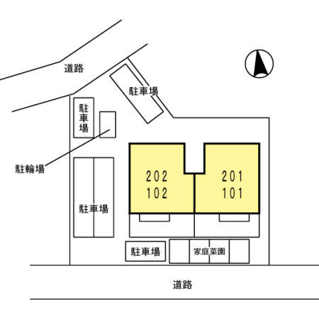 Canon houseの区画図