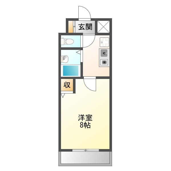 グランベール塚本の間取り