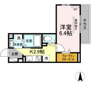 オクエⅡの間取り|ALSOKホームセキュリティ・オートロック完備♪