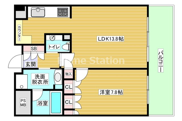 【間取り】 | リーガルタワー福島