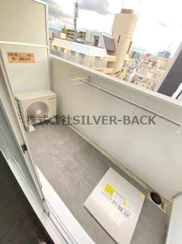 エイトドームシティのバルコニー