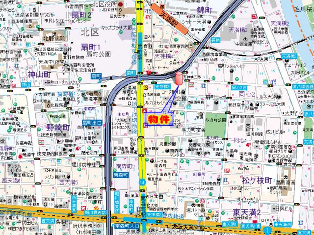 【地図】 | レジディア天神橋