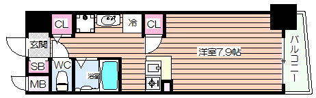 【間取り】 | レジディア天神橋