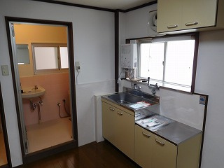 戸石マンションのキッチン