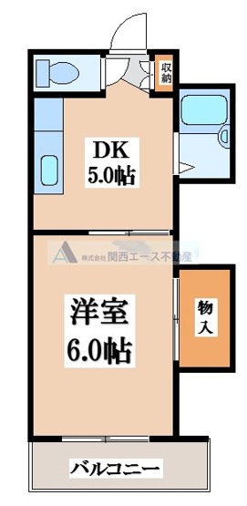 【間取り】 | ディバージョン島之内