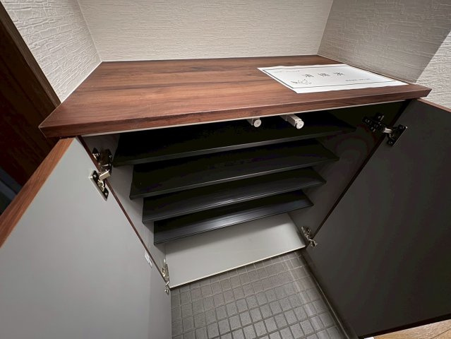 グランテージ丸太の収納