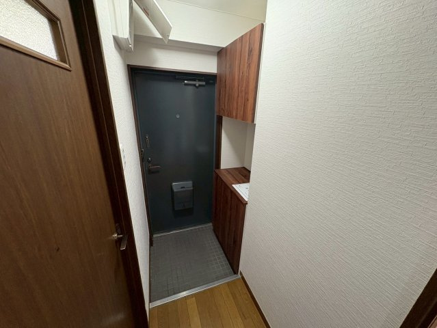 グランテージ丸太の玄関