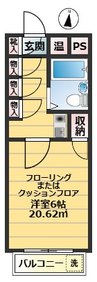 アヴァンセ南大沢の間取り|敷金礼金ゼロ【アヴァンセ南大沢】