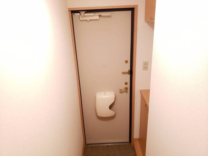 フラットソラの玄関