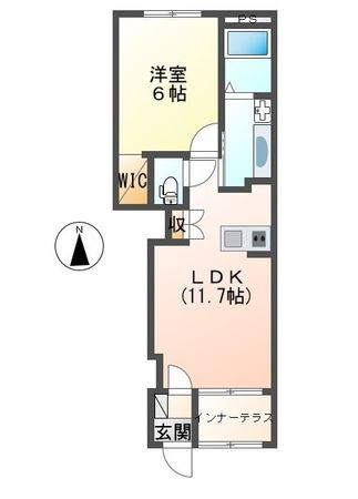 阿見フラッツの間取り