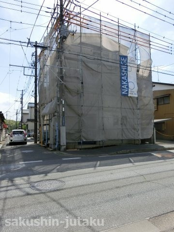 八千代台東２丁目　新築戸建の外観|八千代台東２丁目　新築戸建　建築中　令和３年４月完成予定